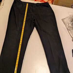 Black Dress Pant made from cotton, polyester and spandex